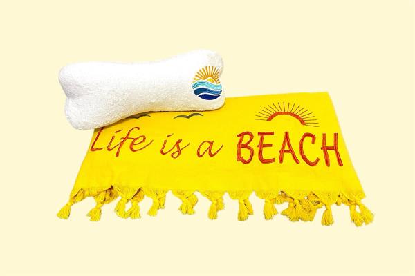 Yellow Life Is A Beach Set